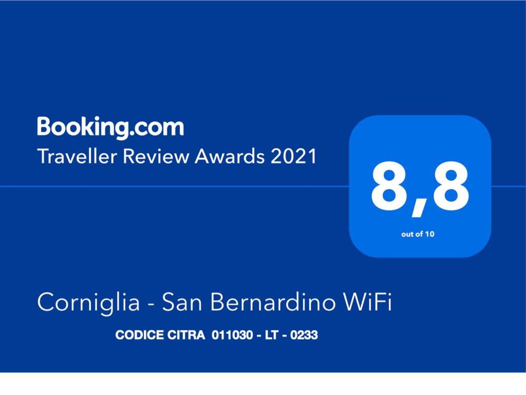Corniglia - San Bernardino Wifi Apartment Екстериор снимка